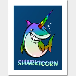 Sharkicorn Shark Posters and Art